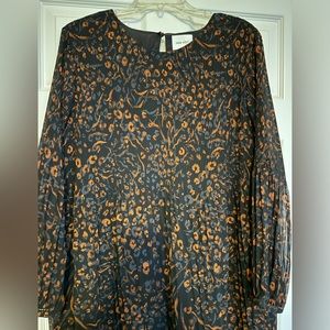 Animal print Three quarter sleeve dress